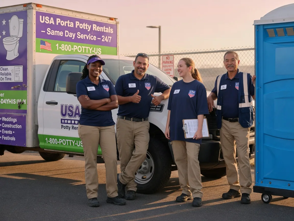 Porta Potty Rental company in Houston, OH